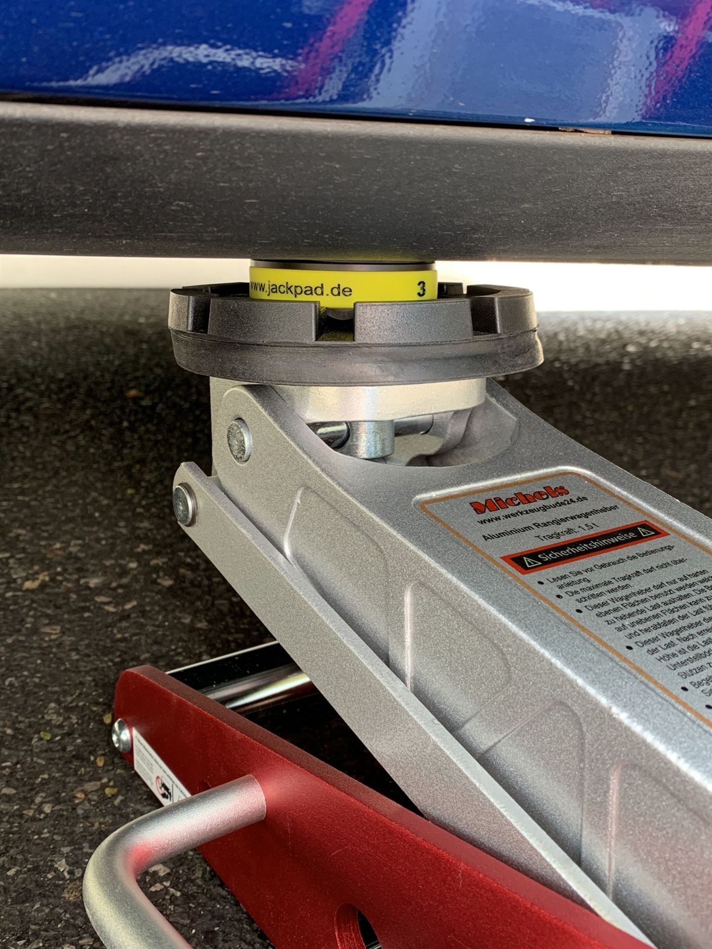 Jack Pad Tool TESLA Model-Y - Magnet ( 4 Stück im Koffer )